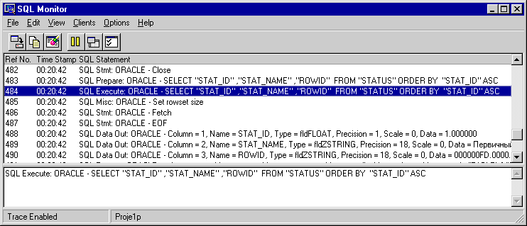        SQL Monitor