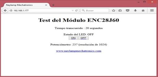 -  Arduino ENC28J60